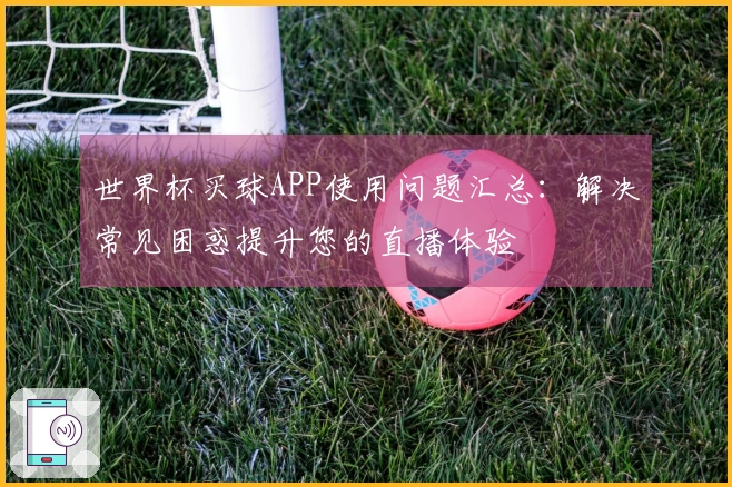 世界杯买球APP使用问题汇总：解决常见困惑提升您的直播体验